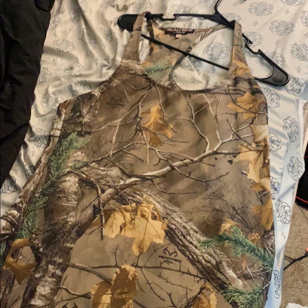 Camo tank top dress